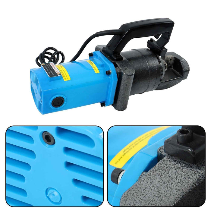 RC-25mm Electric Hydraulic Rebar Cutter Cutting up to 1" #8 4-25mm Rebar 1700W