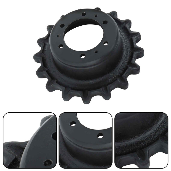 DURAFORCE 7107787 7165109 Drive Sprocket 6 Hole for Bobcat T200 T300 T630 T870 T750 T650