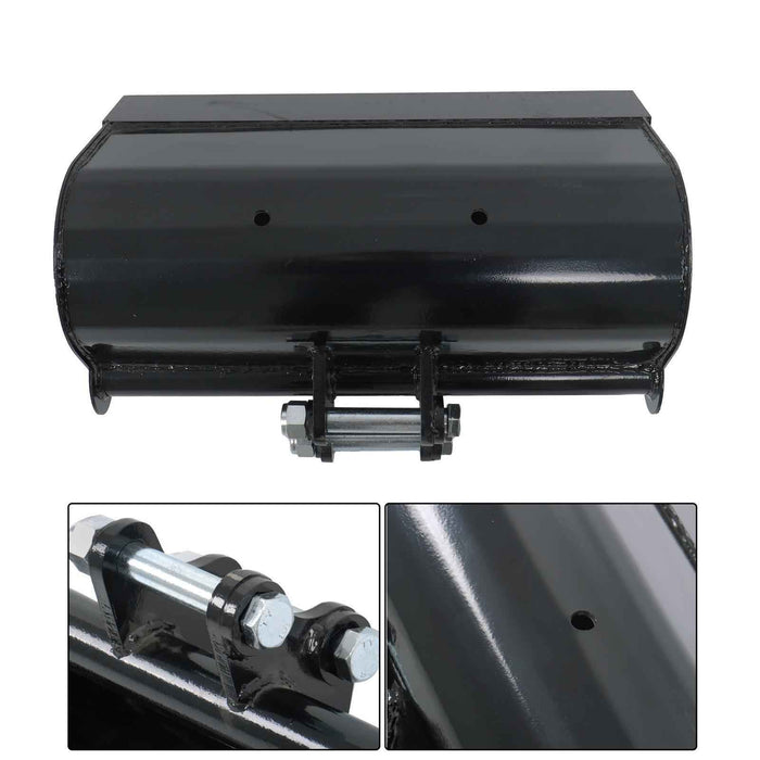 DURAFORCE Plain Bucket Attachment 600mm for Mini Excavator Digger Bucket Replacement
