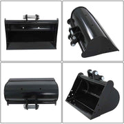 DURAFORCE Plain Bucket Attachment 600mm for Mini Excavator Digger Bucket Replacement