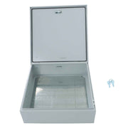 DURAFORCE Outdoor Steel Enclosure, 24 × 24 × 8'' NEMA 4X Electrical Box, Waterproof IP56