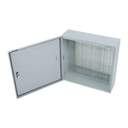 DURAFORCE Outdoor Steel Enclosure, 24 × 24 × 8'' NEMA 4X Electrical Box, Waterproof IP56
