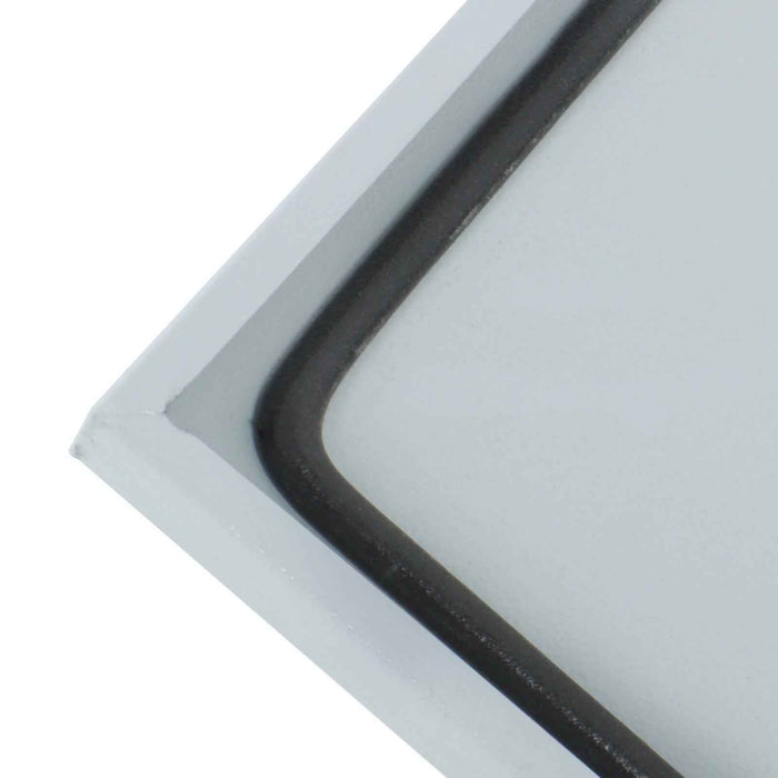 DURAFORCE Outdoor Steel Enclosure, 24 × 24 × 8'' NEMA 4X Electrical Box, Waterproof IP56