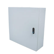 DURAFORCE Outdoor Steel Enclosure, 24 × 24 × 8'' NEMA 4X Electrical Box, Waterproof IP56