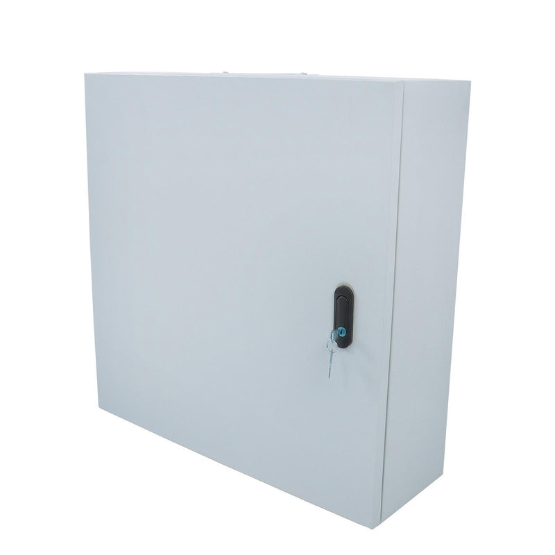 DURAFORCE Outdoor Steel Enclosure, 24 × 24 × 8'' NEMA 4X Electrical Box, Waterproof IP56