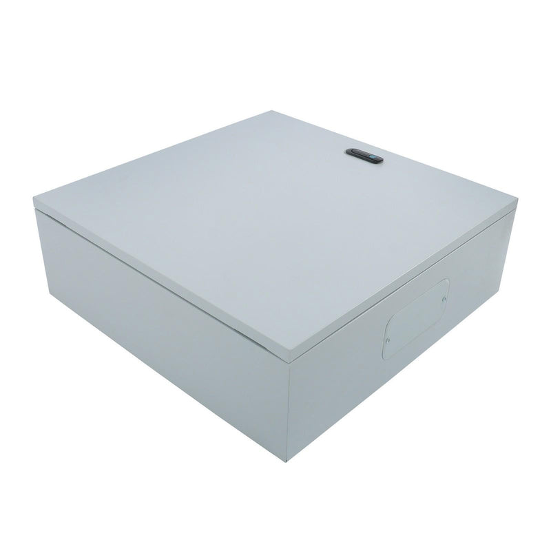 DURAFORCE Outdoor Steel Enclosure, 24 × 24 × 8'' NEMA 4X Electrical Box, Waterproof IP56