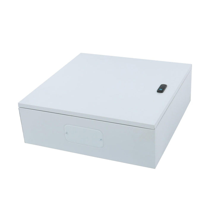 DURAFORCE Outdoor Steel Enclosure, 24 × 24 × 8'' NEMA 4X Electrical Box, Waterproof IP56