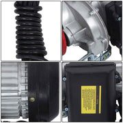 DURAFORCE 110V Electric Hoist 880lbs Crane Winch with Wired Remote Control 850W