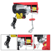 DURAFORCE 110V Mini Electric Hoist PA600 1320lbs & Wireless Remote Control Height 20-40ft