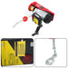 DURAFORCE 110V Mini Electric Hoist PA600 1320lbs & Wireless Remote Control Height 20-40ft