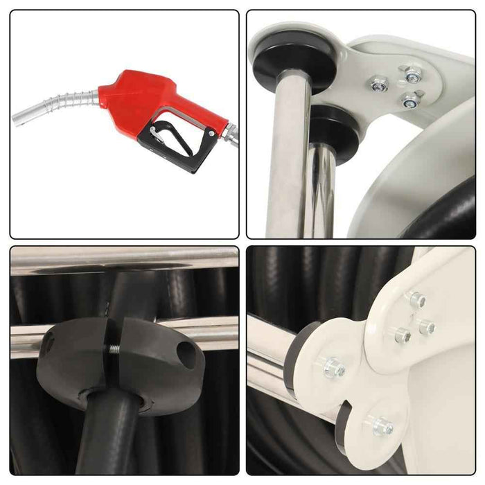 DURAFORCE High Quality Auto Fueling Fuel Hose Reel Retractable Diesel Hose Reel 3/4"×66'