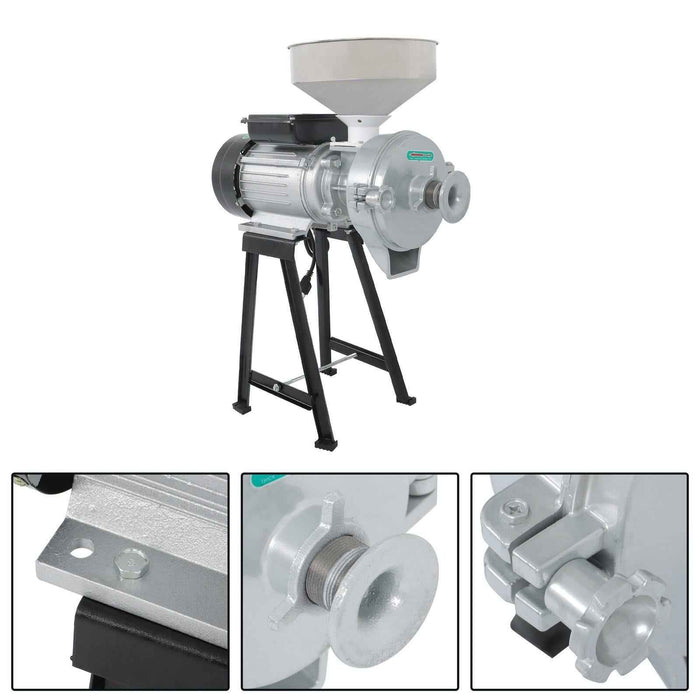 DURAFORCE Wet&Dry Electric Grinder Grain Mill 3000W Coffee Grinder Feed/Flour Cereals Corn