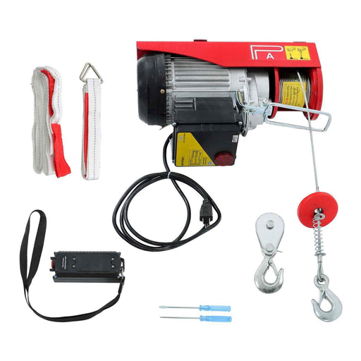 DURAFORCE 880lb Electric Hoist with 328ft Remote Control, 40ft/20ft Lifting Height 110 V