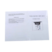 DURAFORCE 880lb Electric Hoist with 328ft Remote Control, 40ft/20ft Lifting Height 110 V