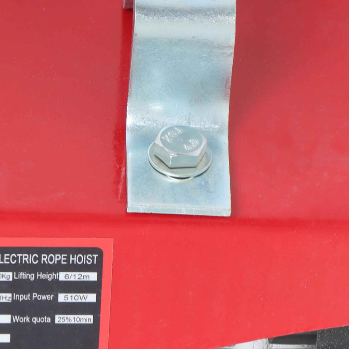 DURAFORCE Electric Hoist 440lbs with Wireless Remote Control,14ft Wired Remote Control