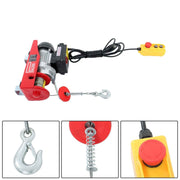 DURAFORCE Electric Hoist 440lbs with Wireless Remote Control,14ft Wired Remote Control