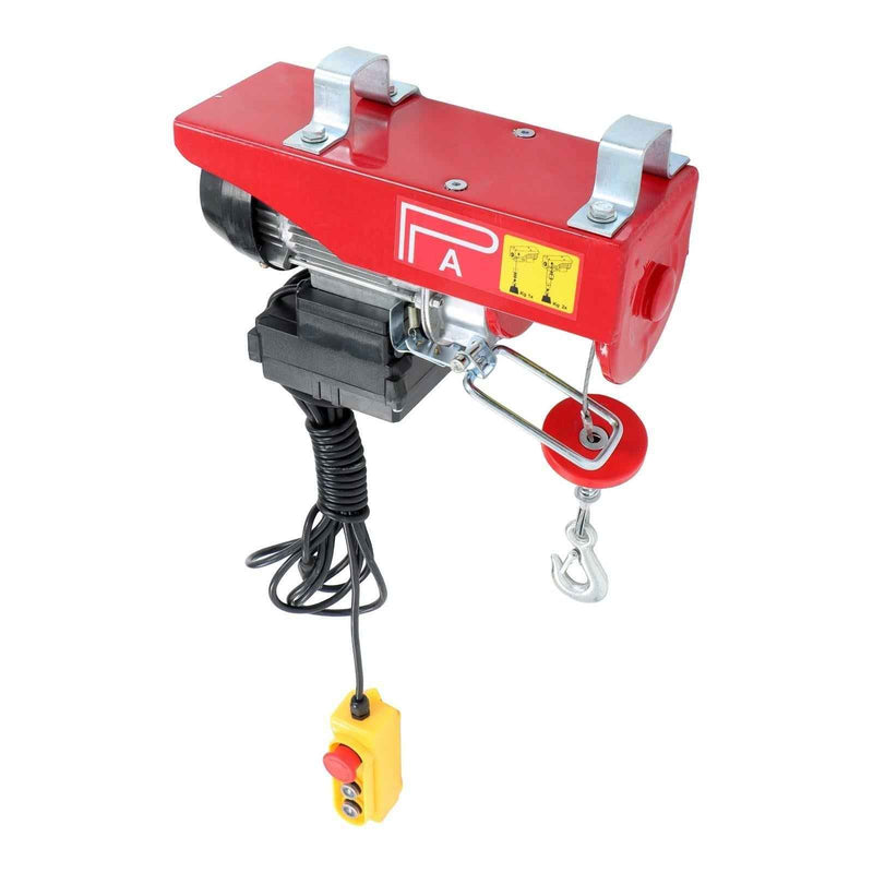 DURAFORCE Electric Hoist 440lbs with Wireless Remote Control,14ft Wired Remote Control