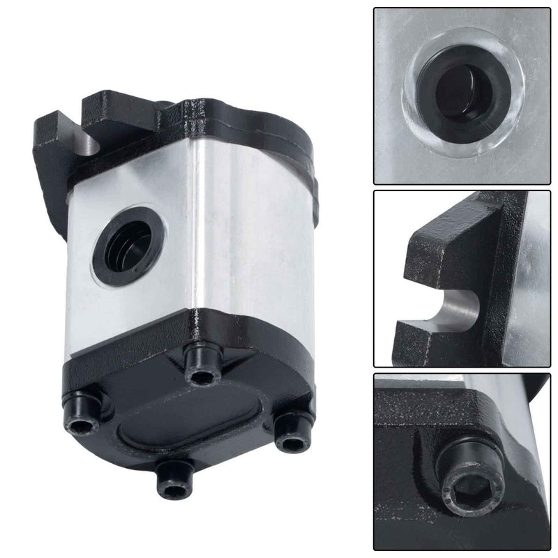 DURAFORCE 3-17 GPM Hydraulic Gear Pump Straight 9 Tooth Spline Shaft, CW SAE A-2 Bolts