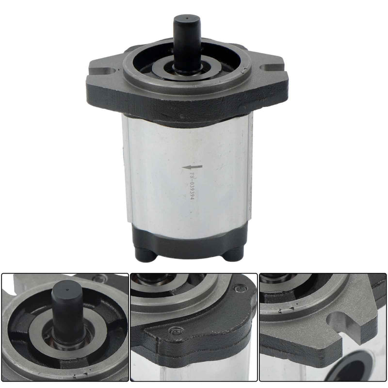 DURAFORCE 4-18 GPM Hydraulic Gear Pump Straight 9 Tooth Spline Shaft, CW SAE A-2 Bolts