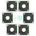 DURAFORCE New 6 Pack UCF211-32 4 Bolt Solid Base Pillow Block Flange Bearing 2" Bore
