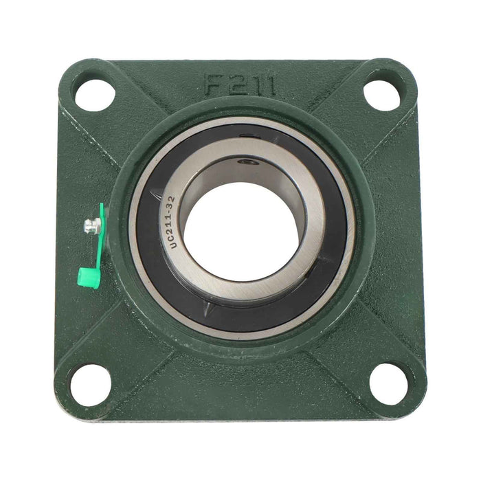 DURAFORCE New 6 Pack UCF211-32 4 Bolt Solid Base Pillow Block Flange Bearing 2" Bore