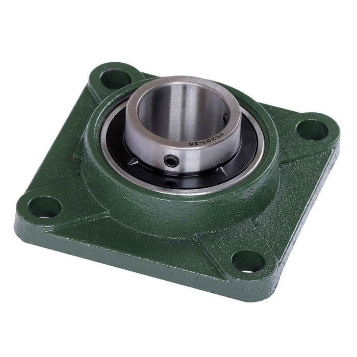 DURAFORCE New 10Pcs 1-3/4" Bore 4 Bolt Solid Base UCF209-28 Pillow Block Flange Bearing