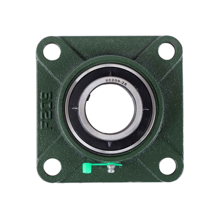 DURAFORCE New 10Pcs 1-3/4" Bore 4 Bolt Solid Base UCF209-28 Pillow Block Flange Bearing