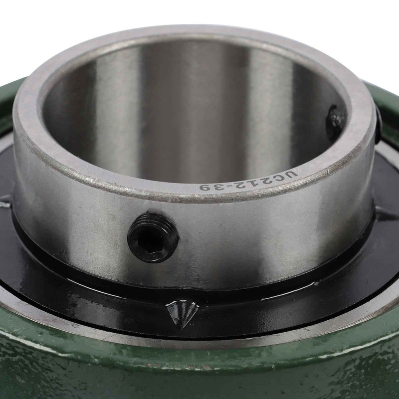DURAFORCE New 6Pcs 2-7/16" Bore 4 Bolt Solid Base UCF212-39 Pillow Block Flange Bearing