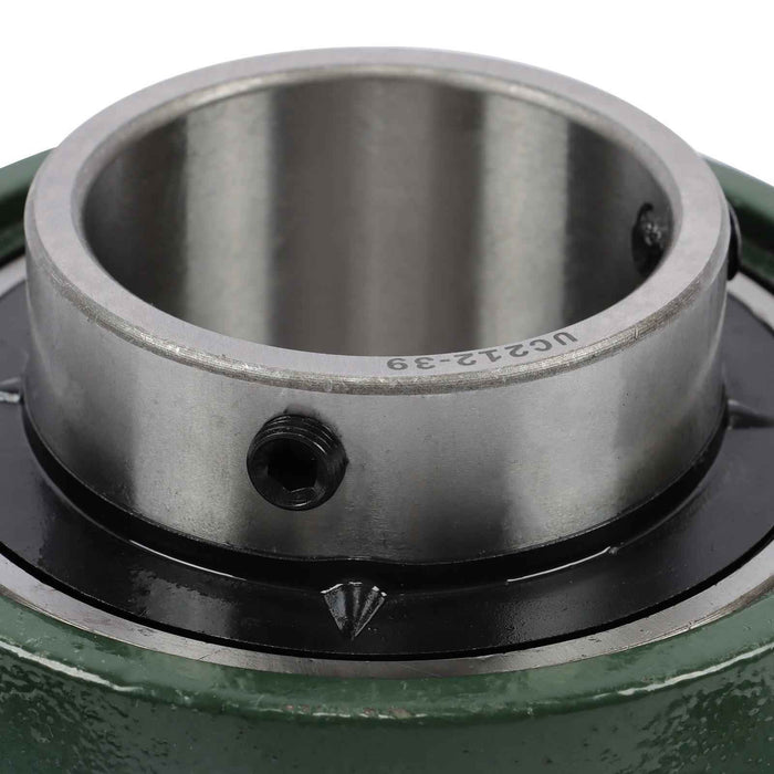 DURAFORCE New 6Pcs 2-7/16" Bore 4 Bolt Solid Base UCF212-39 Pillow Block Flange Bearing