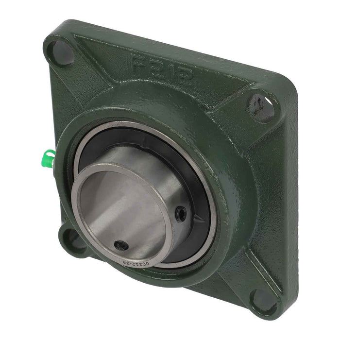 DURAFORCE New 6Pcs 2-7/16" Bore 4 Bolt Solid Base UCF212-39 Pillow Block Flange Bearing