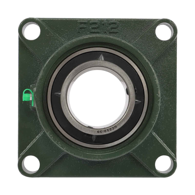 DURAFORCE New 6Pcs 2-7/16" Bore 4 Bolt Solid Base UCF212-39 Pillow Block Flange Bearing
