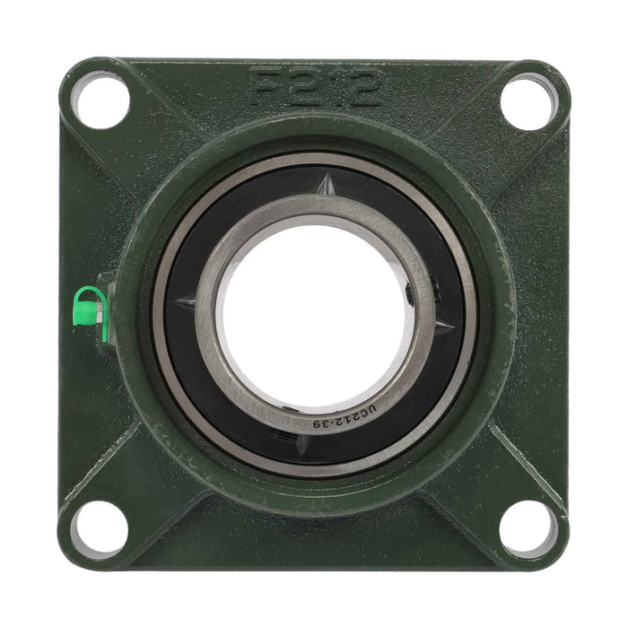 DURAFORCE New 6Pcs 2-7/16" Bore 4 Bolt Solid Base UCF212-39 Pillow Block Flange Bearing