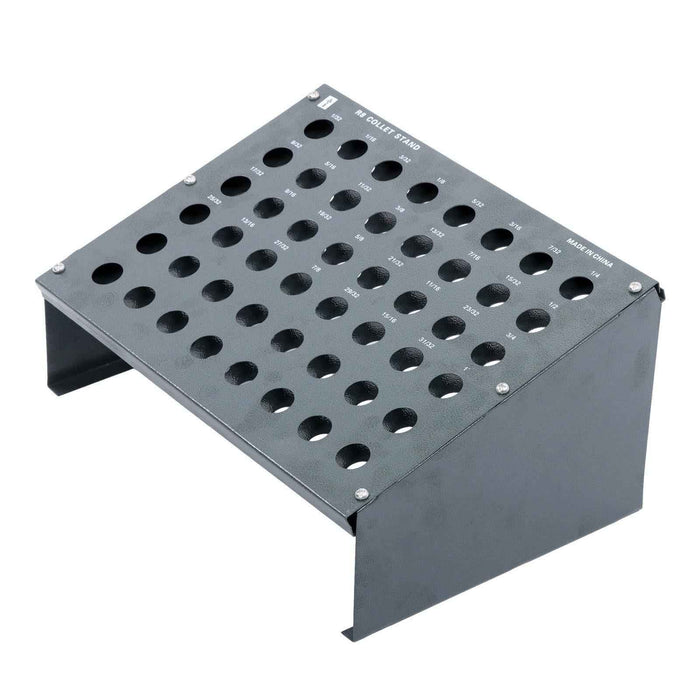 DURAFORCE New 29Pcs 1/32" - 1" R8 Collet Set for Bridgeport with 48 slot R8 Collet Rack