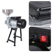DURAFORCE Wet & Dry Corn Wheat Flour Cereal Electric Grinder Grain Mill 1500W 110V