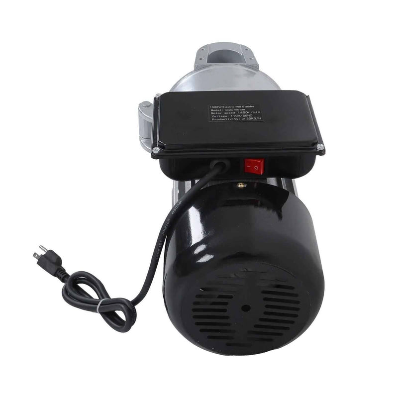 DURAFORCE Wet & Dry Corn Wheat Flour Cereal Electric Grinder Grain Mill 1500W 110V