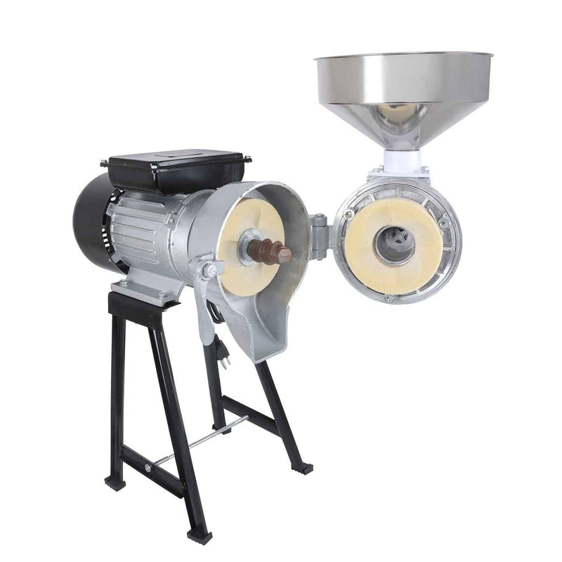 DURAFORCE Wet & Dry Corn Wheat Flour Cereal Electric Grinder Grain Mill 1500W 110V