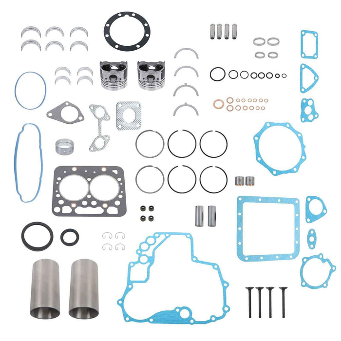 DURAFORCE Z482 Tractor Engine Overhaul Rebuild Kit STD For Kubota T1600H With Liner