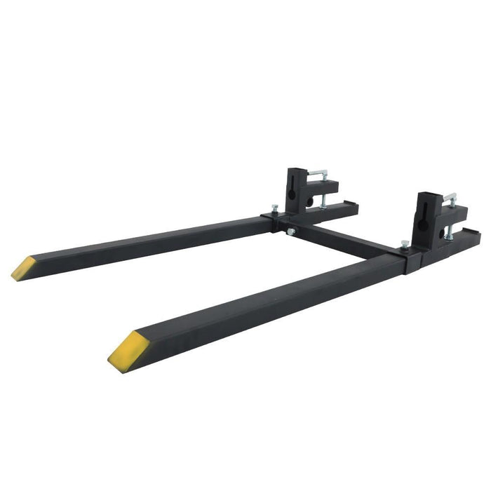 DURAFORCE 60 In Clamp On Pallet Forks 2000 Lbs Loader Bucket Skidsteer Tractor Forks