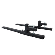 DURAFORCE 60 In Clamp On Pallet Forks 2000 Lbs Loader Bucket Skidsteer Tractor Forks