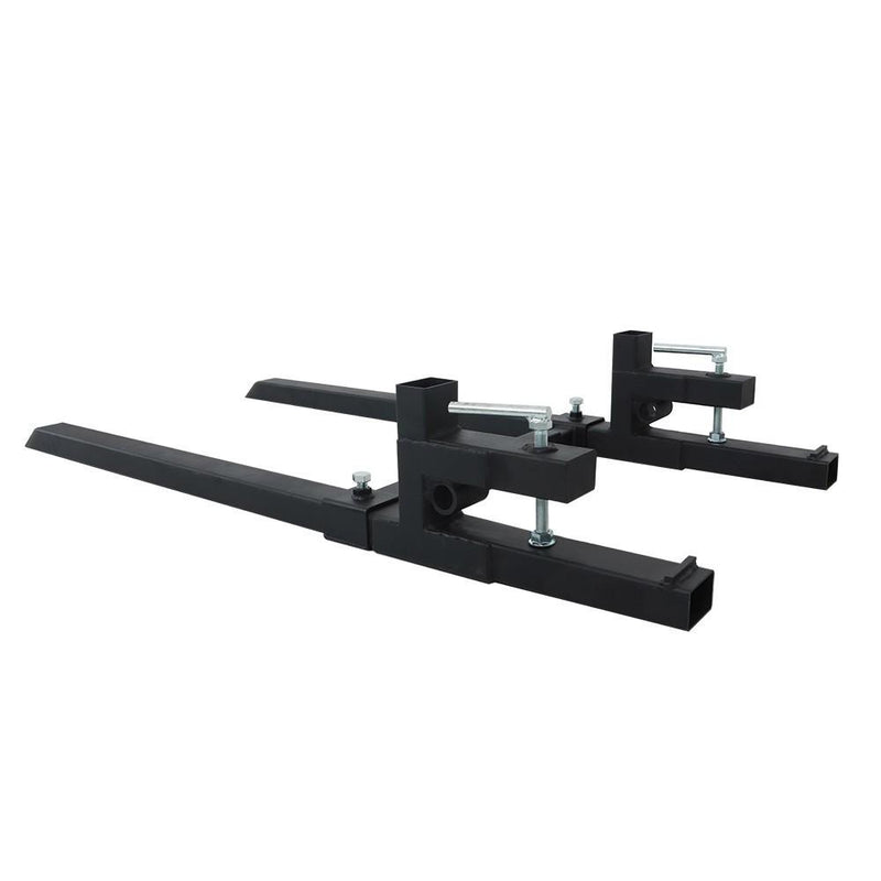 DURAFORCE 60 In Clamp On Pallet Forks 2000 Lbs Loader Bucket Skidsteer Tractor Forks