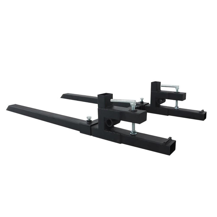 DURAFORCE 60 In Clamp On Pallet Forks 2000 Lbs Loader Bucket Skidsteer Tractor Forks