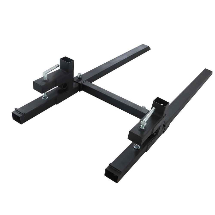 DURAFORCE 60 In Clamp On Pallet Forks 2000 Lbs Loader Bucket Skidsteer Tractor Forks