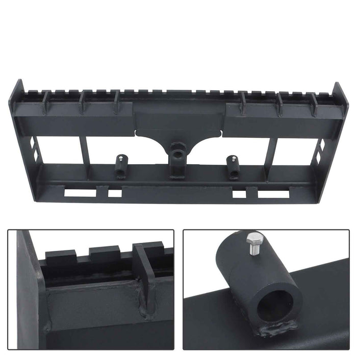 DURAFORCE W/ Receiver Hitch & Spear Sleeves Pallet Fork Frame 4000lb Heavy-Duty