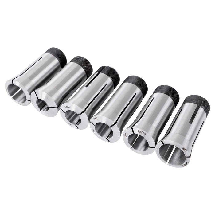 DURAFORCE New 18 Pcs Precision 5C Collet Set 1/16~1-1/8" × 16ths .0006" TIR Certificate