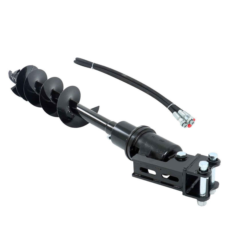 DURAFORCE 200mm Auger Drill Attachment For 1Ton-1.5Ton Mini Excavator Small Digger W/Pins