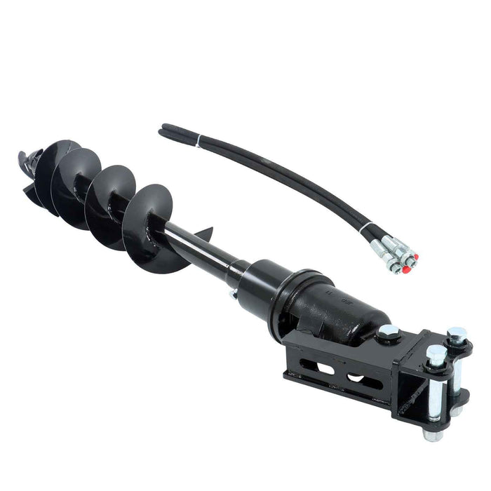 DURAFORCE 200mm Auger Drill Attachment For 1Ton-1.5Ton Mini Excavator Small Digger W/Pins