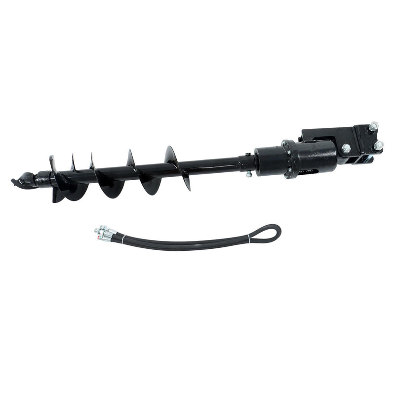 DURAFORCE 200mm Auger Drill Attachment For 1Ton-1.5Ton Mini Excavator Small Digger W/Pins