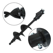 DURAFORCE 300mm Diameter Auger Drill For 1Ton-1.5Ton Mini Excavator W/ 2 pins & 2 pipes