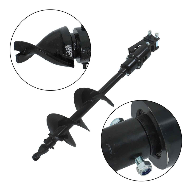 DURAFORCE 300mm Diameter Auger Drill For 1Ton-1.5Ton Mini Excavator W/ 2 pins & 2 pipes