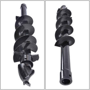 DURAFORCE 150mm diameter Auger Post Hole Attachment for mini excavator W/ Drill pipe & bit